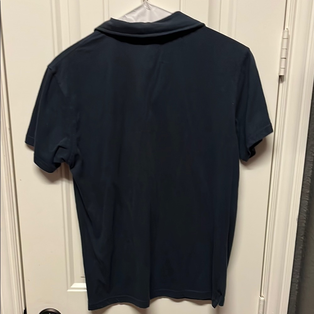 Men's Navy Blue Polo Shirt - Picture 3 of 3